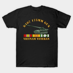 M107 - 175mm Gun - Vietnam Vet w VN SVC T-Shirt